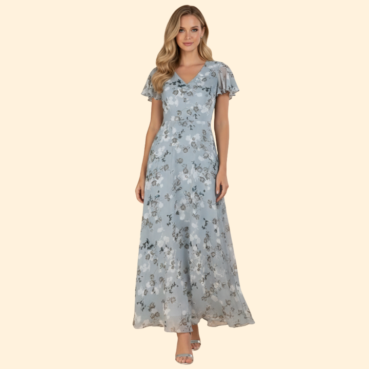 Women's Graceful Flowing Midi Dress