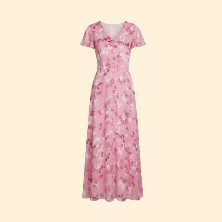 Women's Graceful Flowing Midi Dress