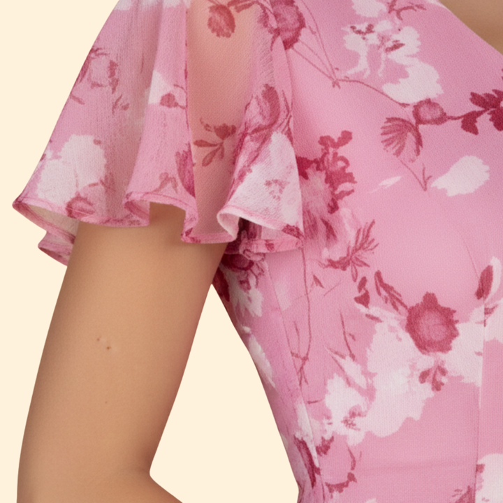 Women's Graceful Flowing Midi Dress