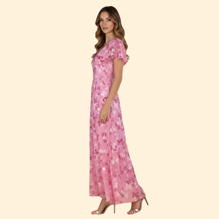 Women's Graceful Flowing Midi Dress