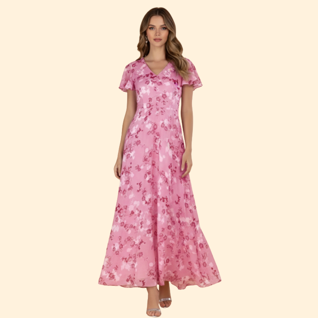 Women's Graceful Flowing Midi Dress
