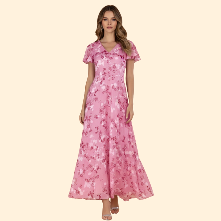 Women's Graceful Flowing Midi Dress