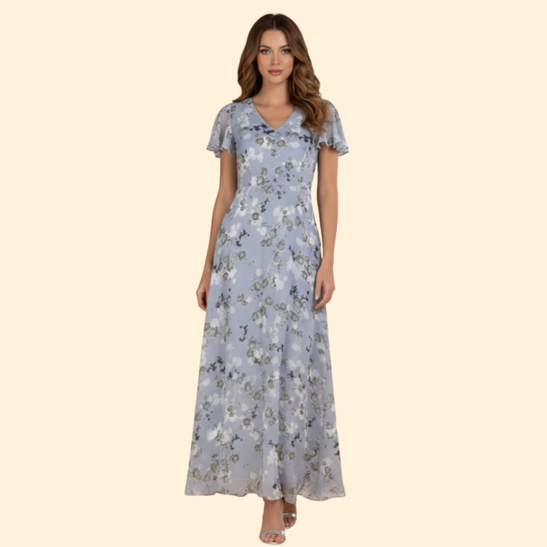 Women's Graceful Flowing Midi Dress