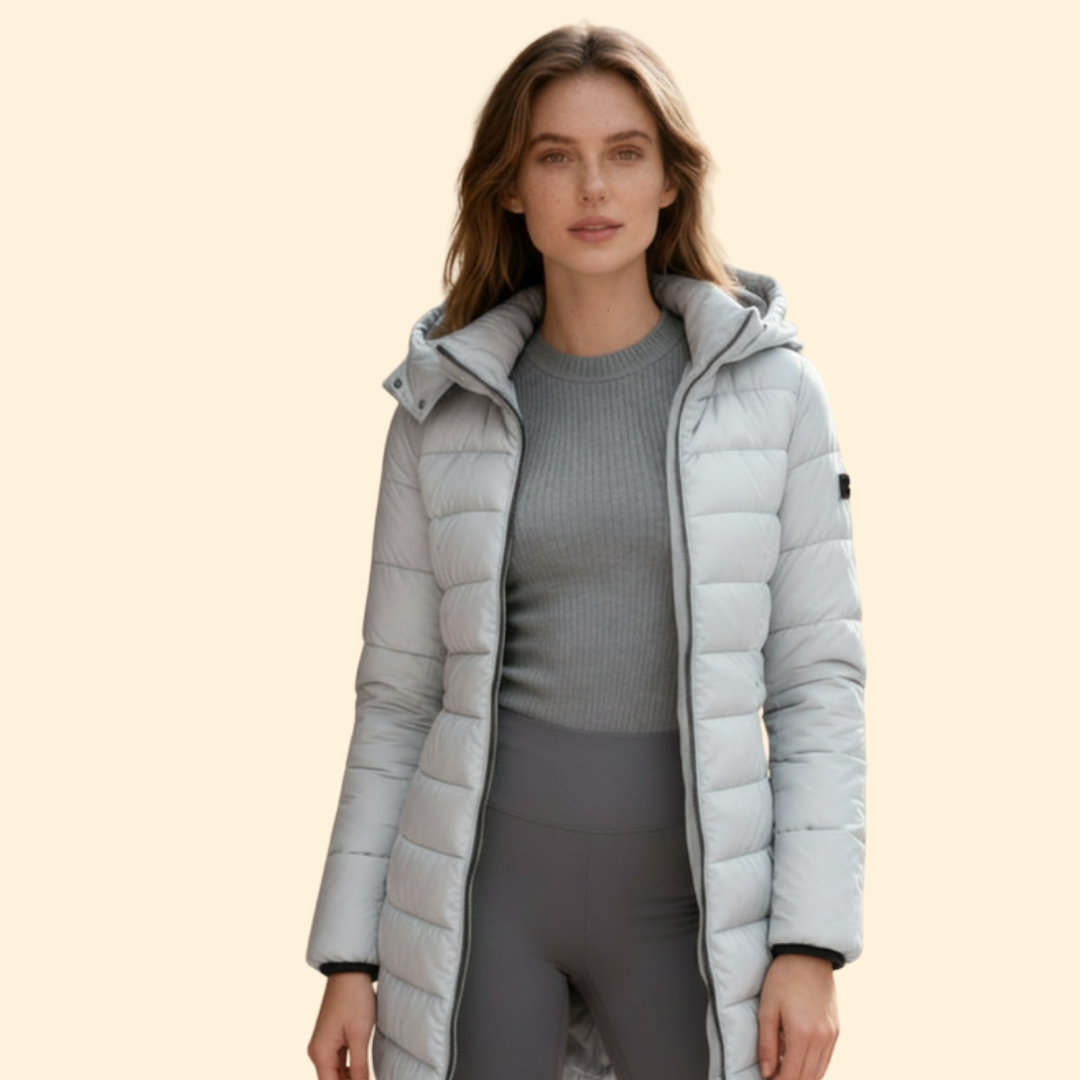 Women’s Heated Winter Jacket with Hood