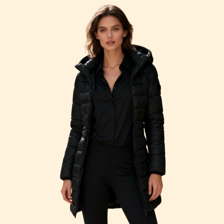 Women’s Heated Winter Jacket with Hood