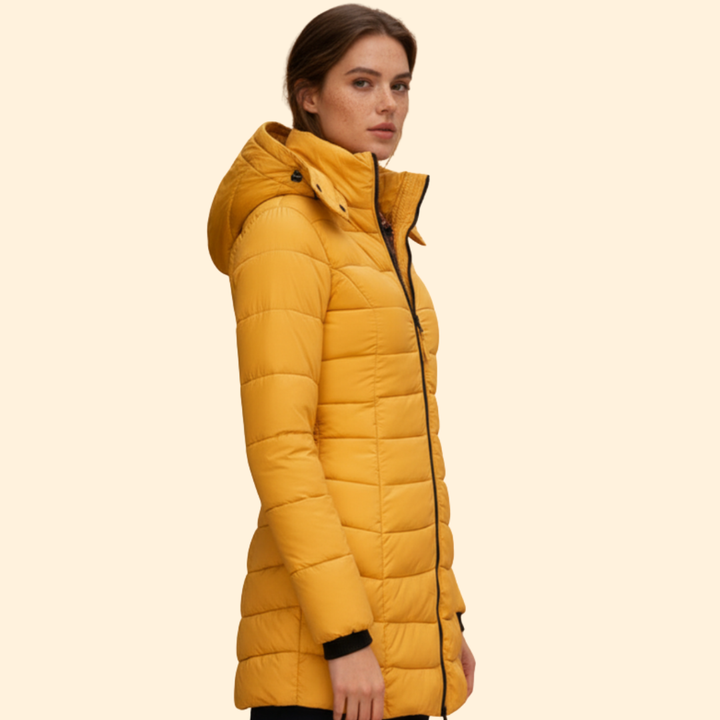 Women’s Heated Winter Jacket with Hood