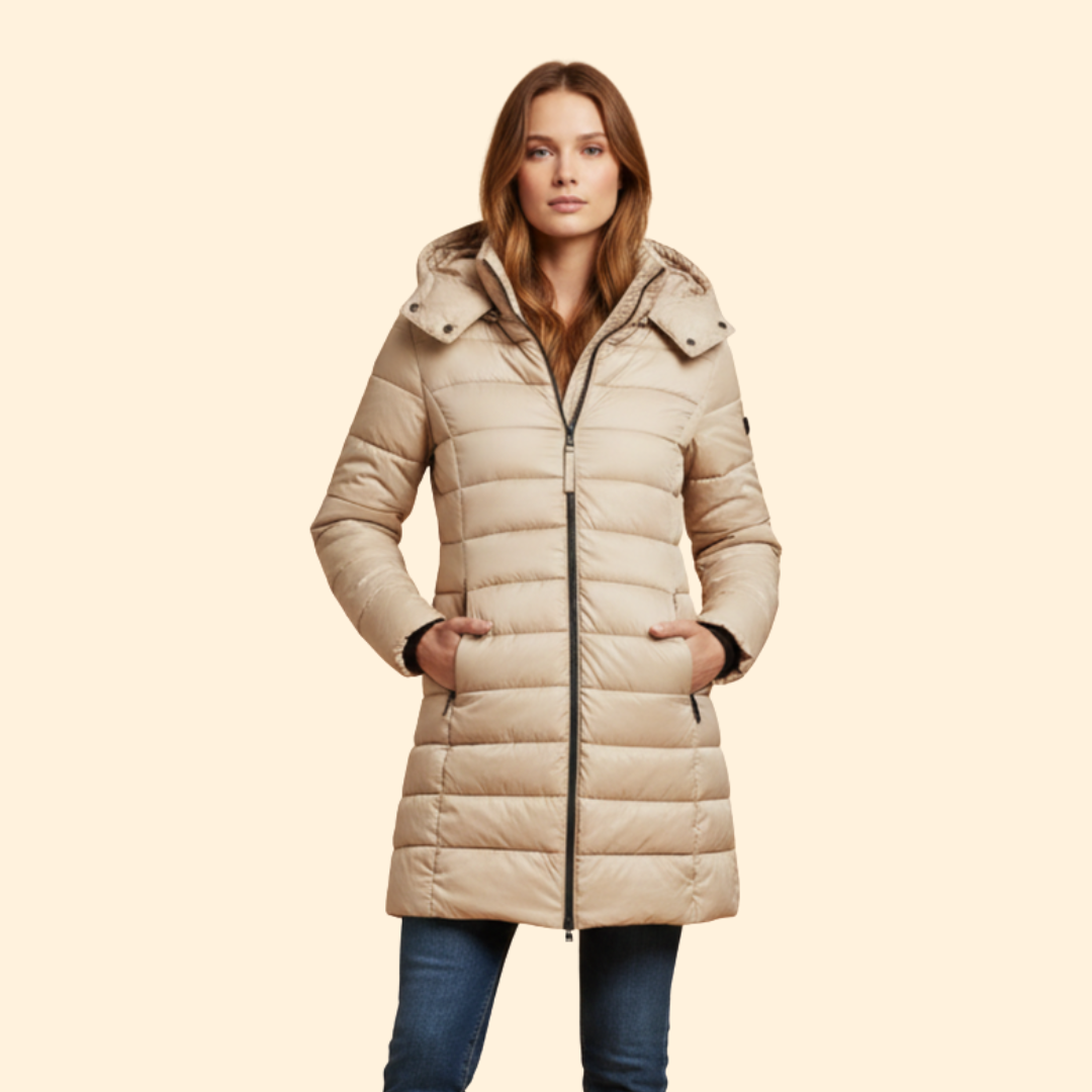 Women’s Heated Winter Jacket with Hood