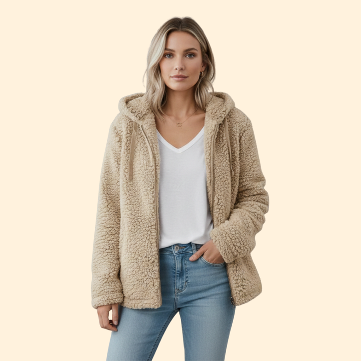 Women’s Hooded Jacket with Fleece Lining