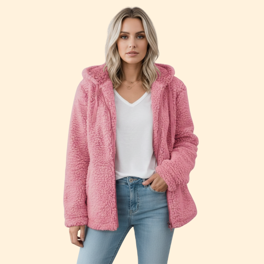 Women’s Hooded Jacket with Fleece Lining