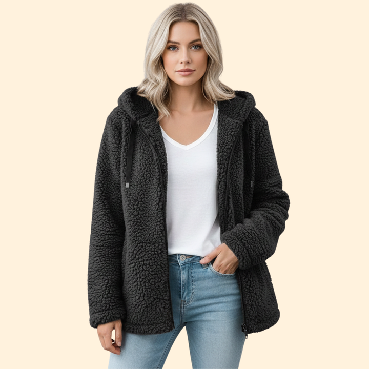Women’s Hooded Jacket with Fleece Lining