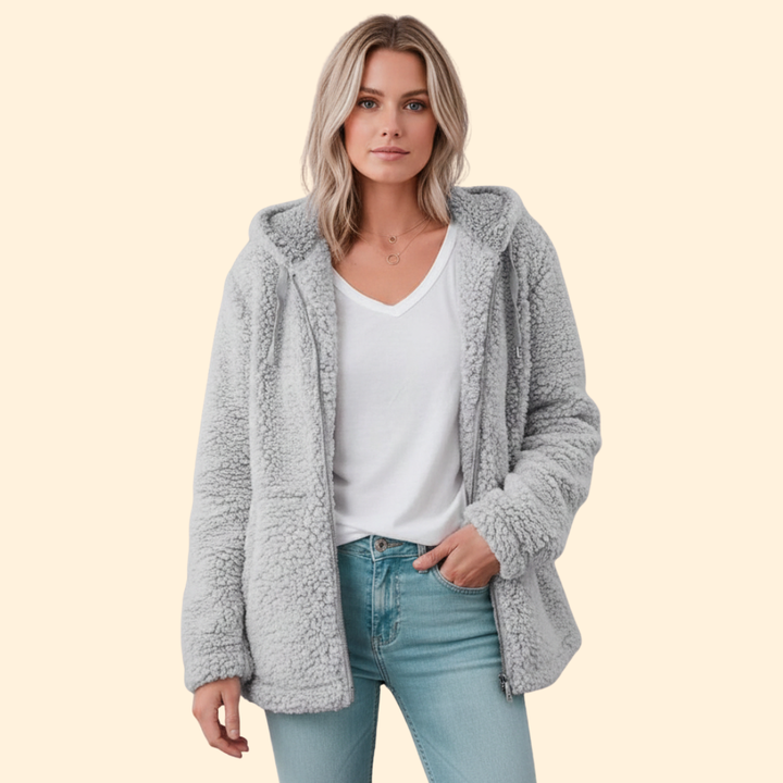 Women’s Hooded Jacket with Fleece Lining