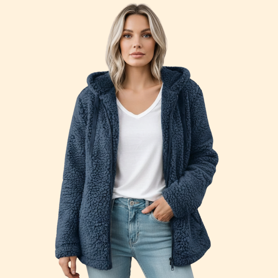 Women’s Hooded Jacket with Fleece Lining