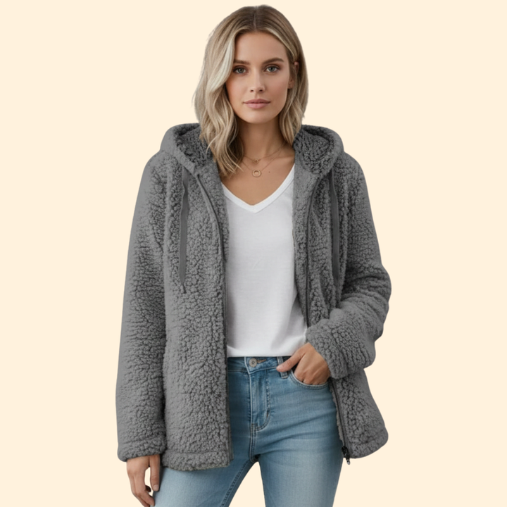 Women’s Hooded Jacket with Fleece Lining