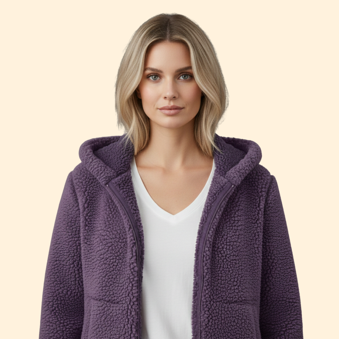 Women’s Hooded Jacket with Fleece Lining