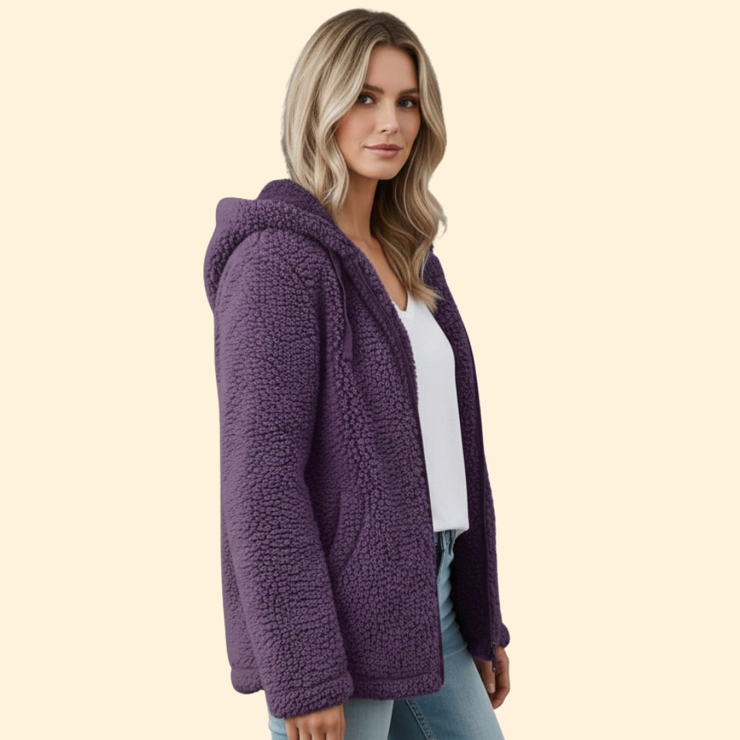 Women’s Hooded Jacket with Fleece Lining