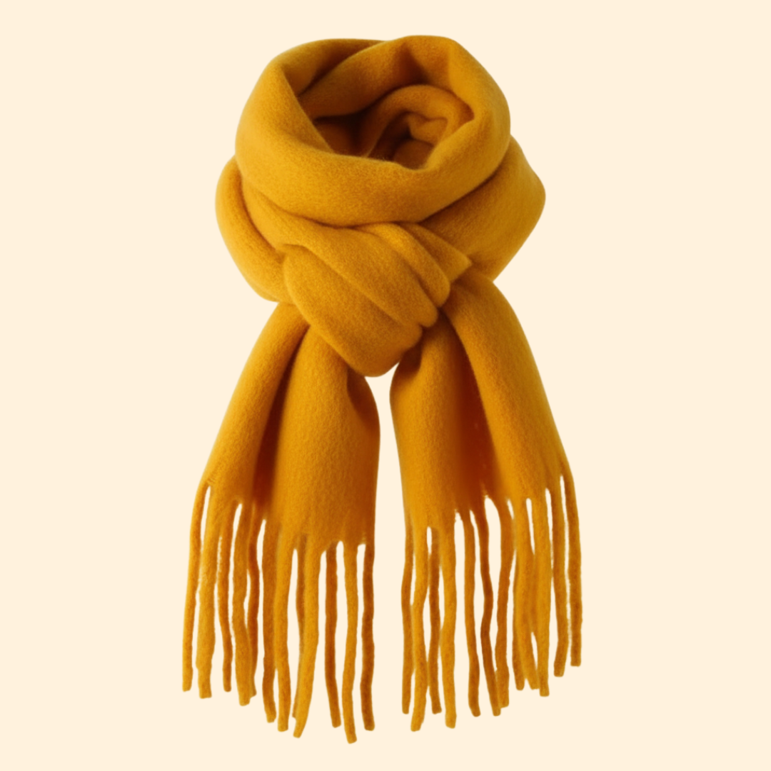 Women’s Knit Scarf with Oversized Design