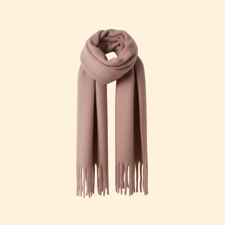 Women’s Knit Scarf with Oversized Design