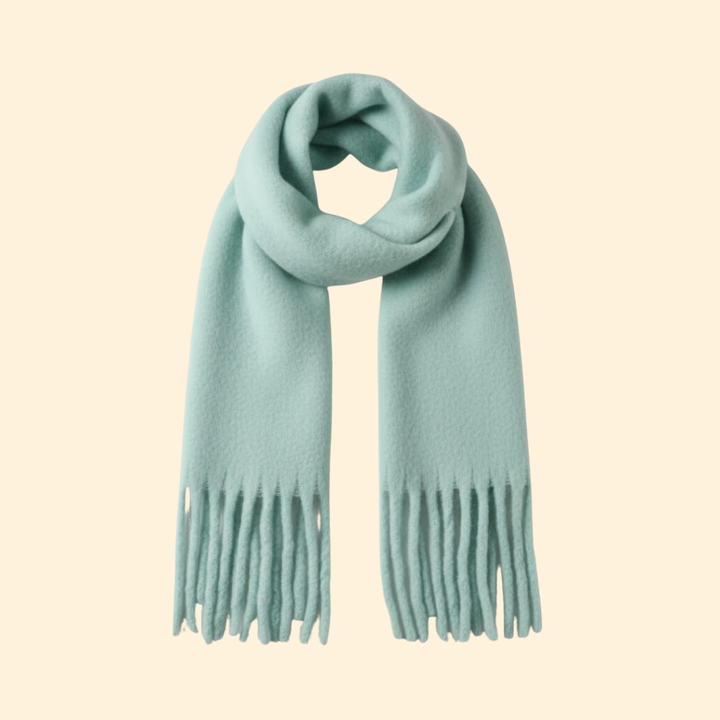 Women’s Knit Scarf with Oversized Design