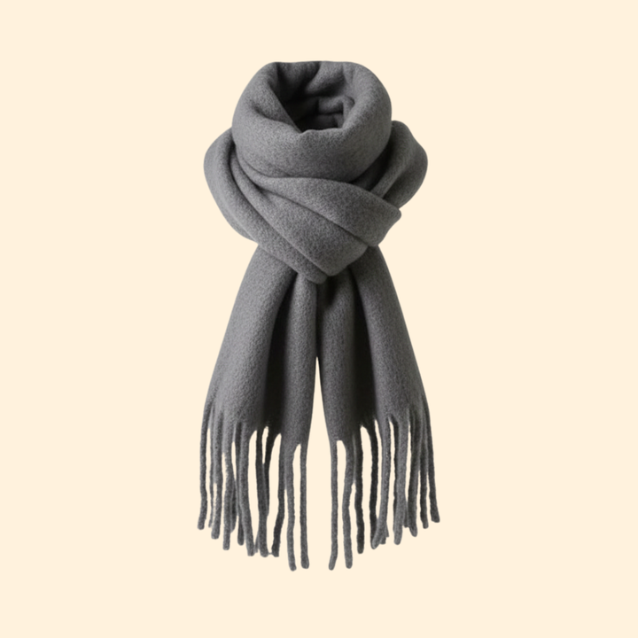 Women’s Knit Scarf with Oversized Design