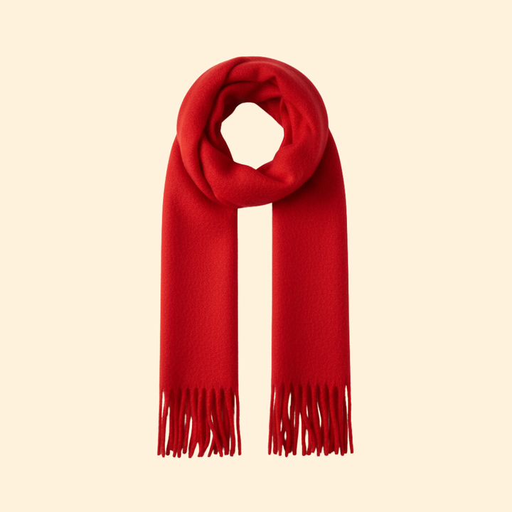 Women’s Knit Scarf with Oversized Design