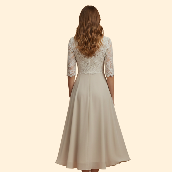 Women’s Lace Detail Midi Dress