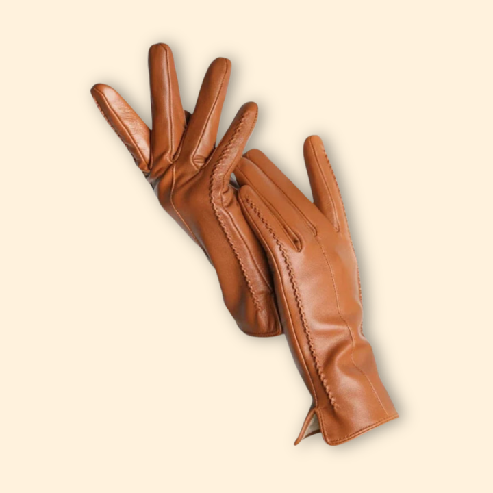 Women’s Leather-Style Gloves with Lined Interior