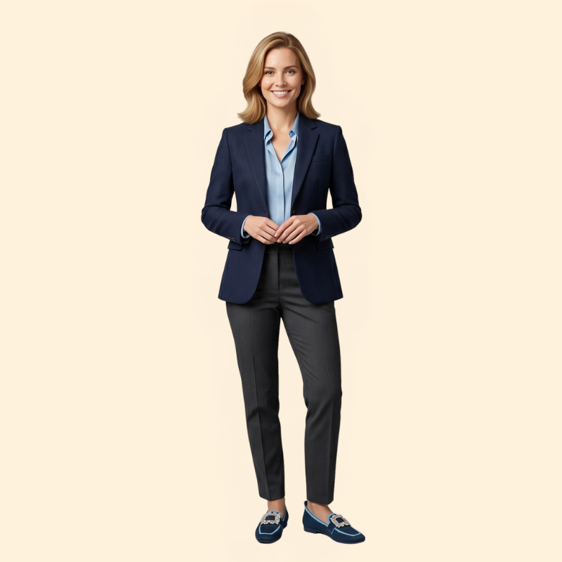 Women's Orthopedic Loafers with Buckle
