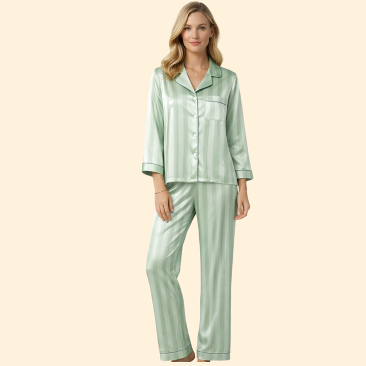 Women’s Pajama Set with Long Sleeves and Pants