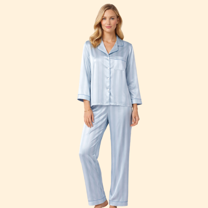 Women’s Pajama Set with Long Sleeves and Pants
