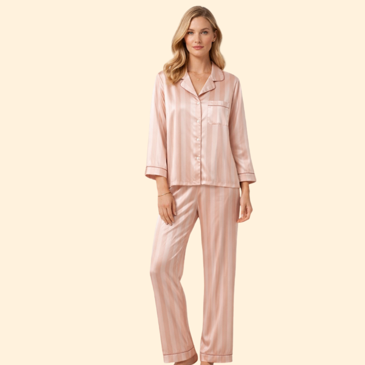 Women’s Pajama Set with Long Sleeves and Pants