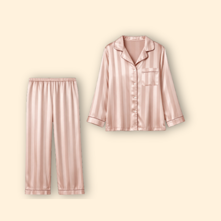 Women’s Pajama Set with Long Sleeves and Pants