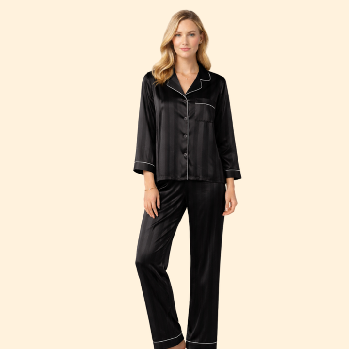 Women’s Pajama Set with Long Sleeves and Pants