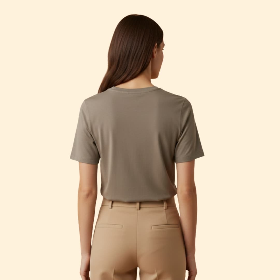 Women’s Short Sleeve T-Shirt with Round Neck