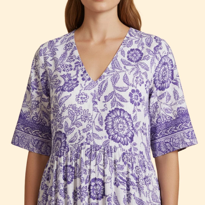 Women's Summer Dress Floral Design