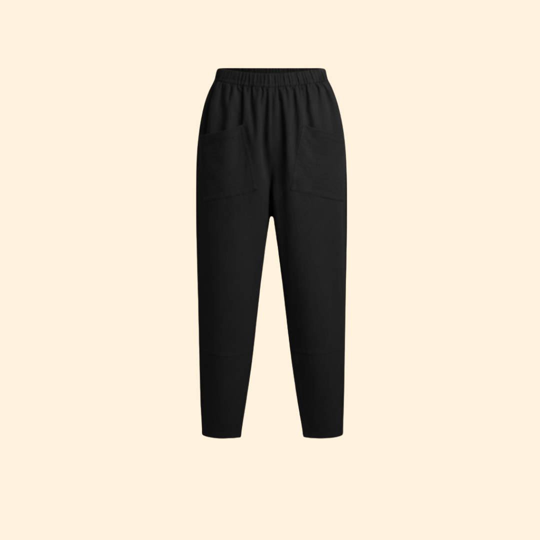 Women’s Summer Pants with Stretch Waistband