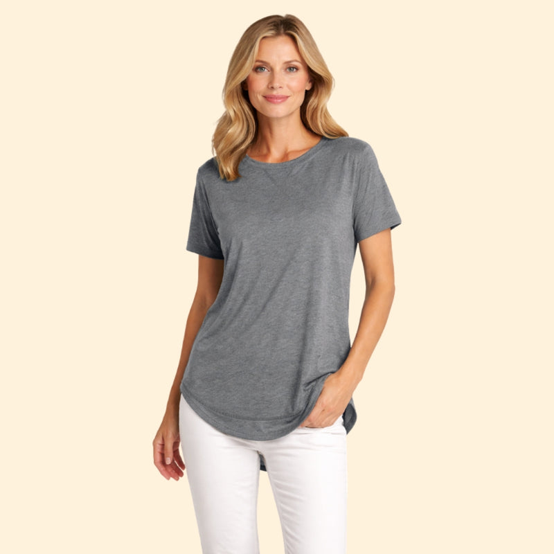 Women's T-Shirt with Drop Shoulders