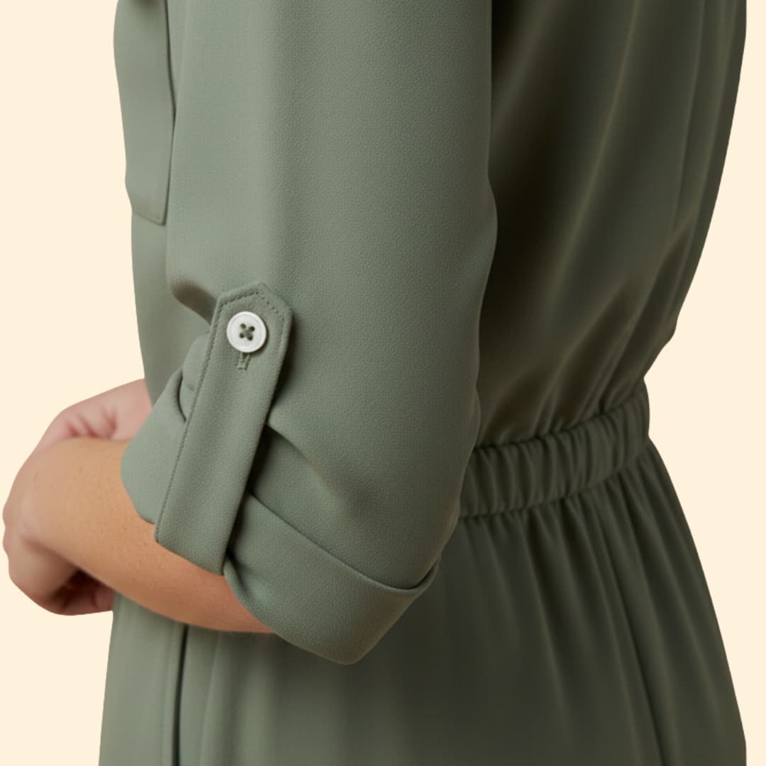 Women's Utility Jumpsuit Button Front