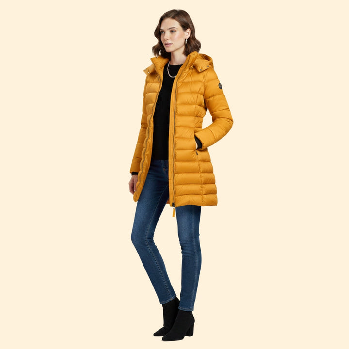 Women’s Quilted Coat with Long Length