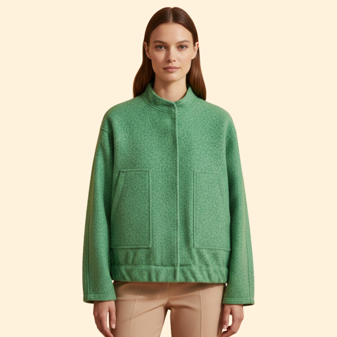 Women’s Jacket with Front Patch Pockets