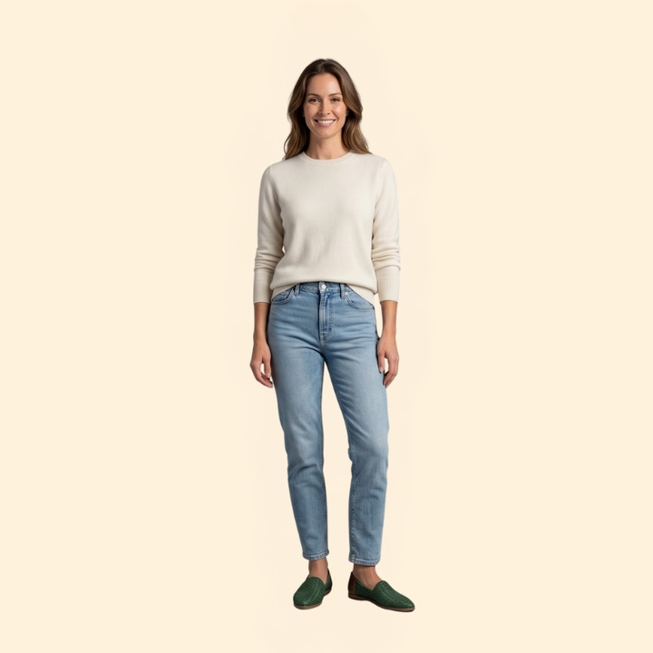 Women's Woven Leather Loafers