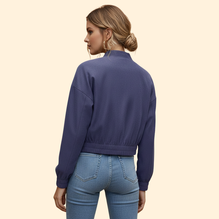 Women’s Bomber Jacket with Pockets