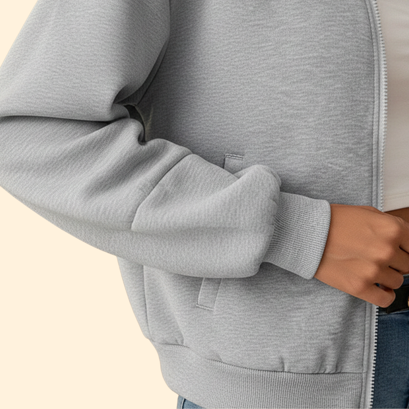 Women's Puffed Sleeves Jacket