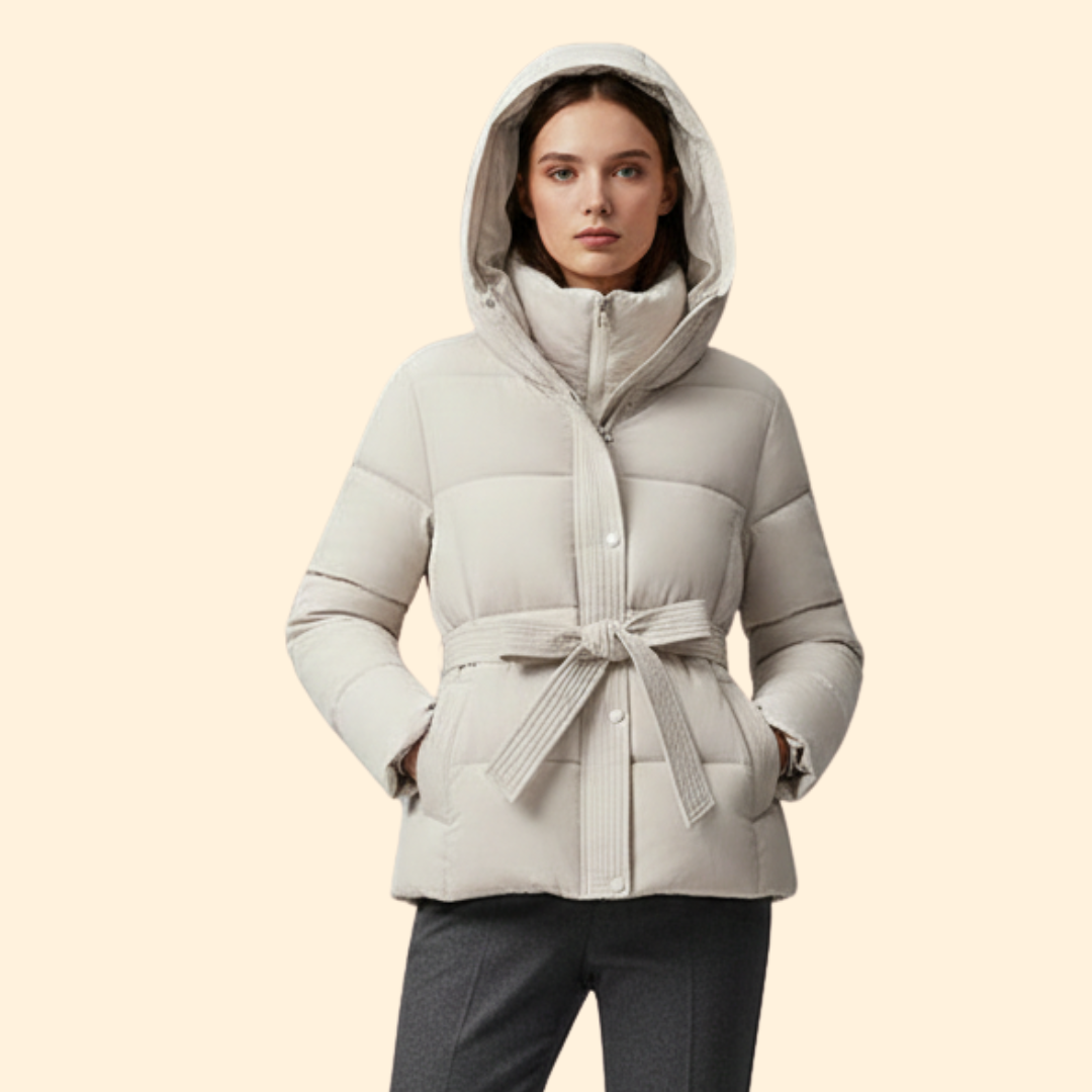 Women’s Quilted Jacket with Snap Buttons