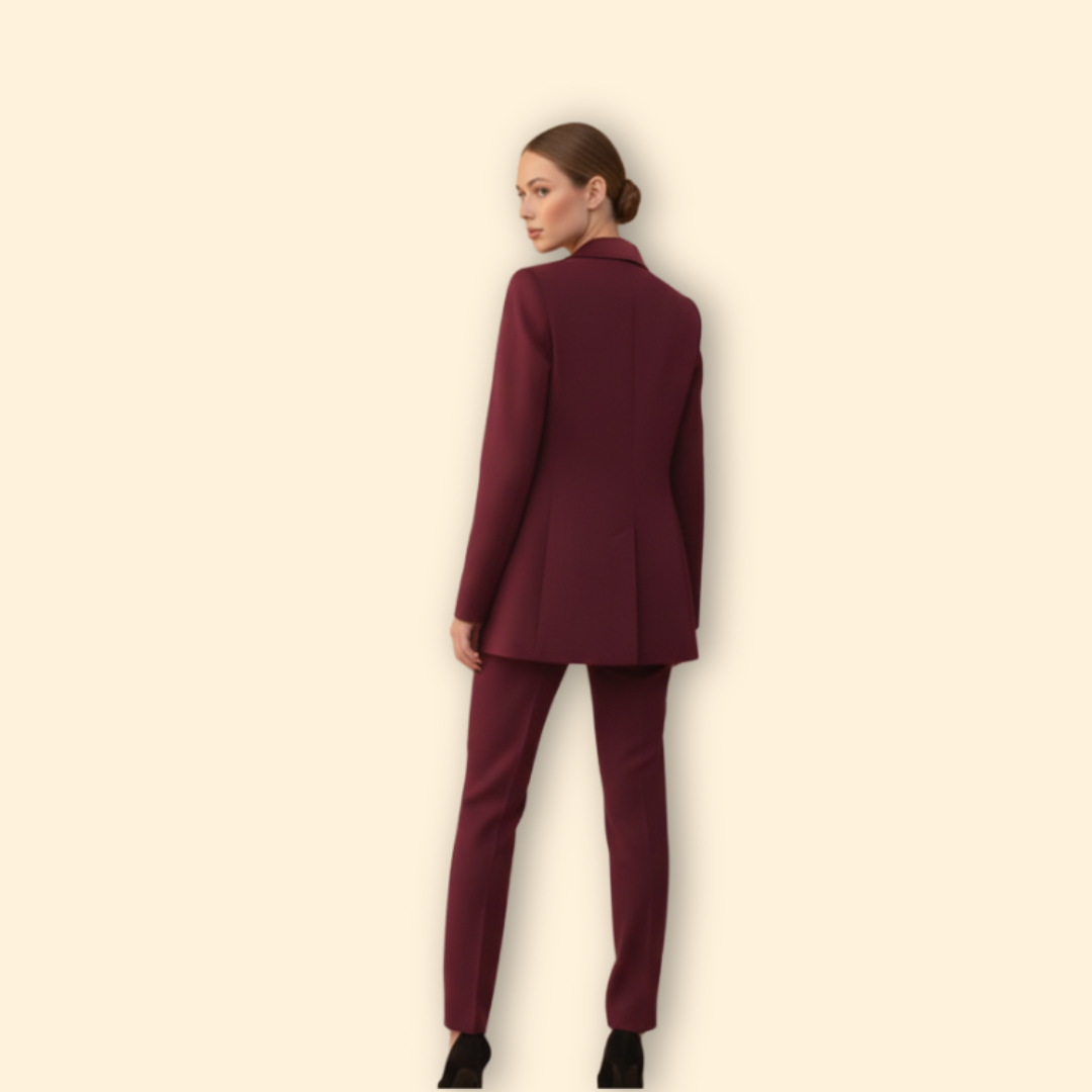 Women’s Three-Piece Suit with Blazer and Trousers