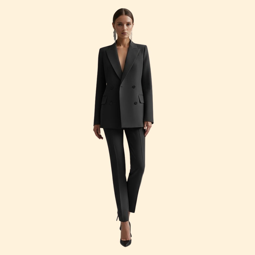 Women’s Two-Piece Suit with Tailored Trousers