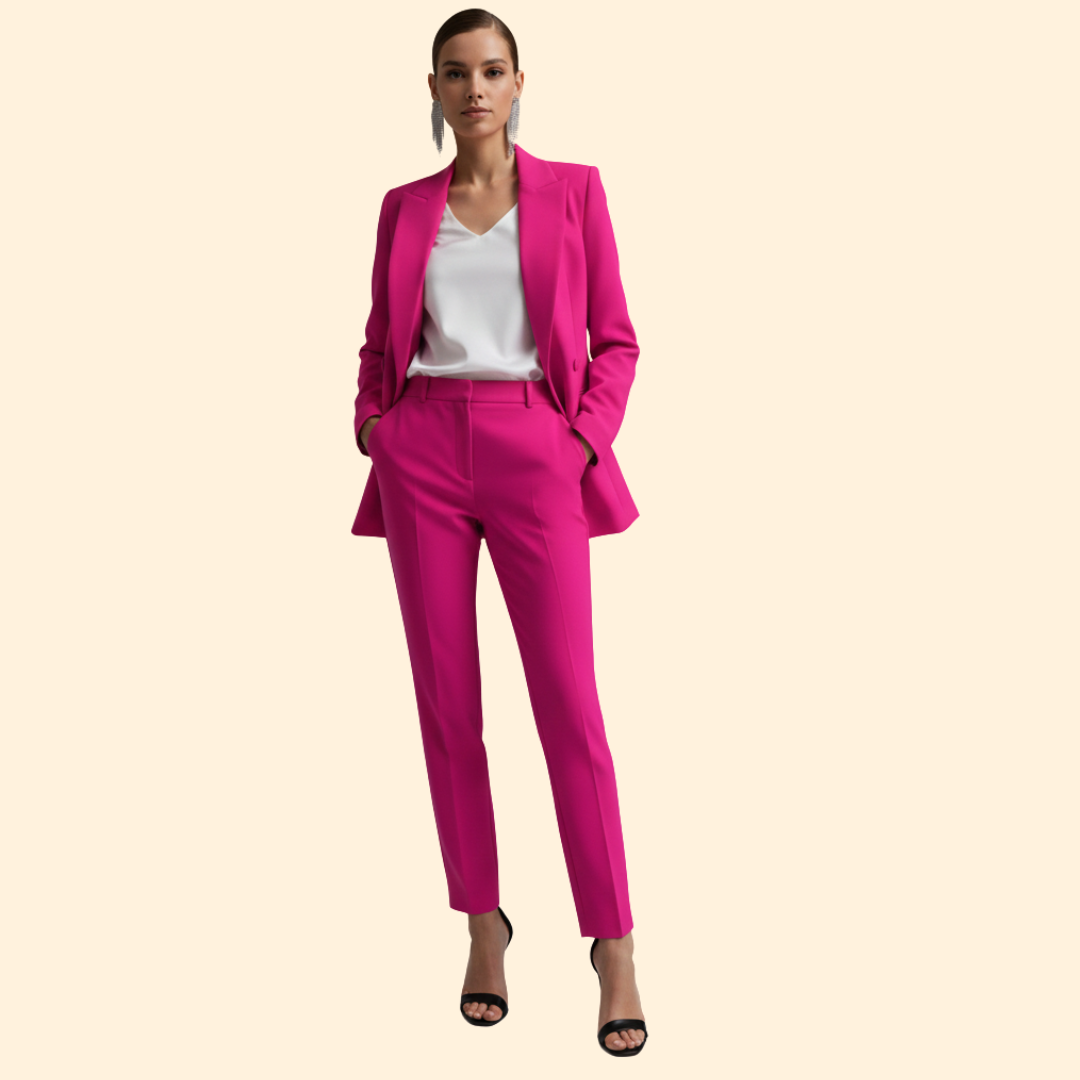 Women’s Two-Piece Suit with Tailored Trousers