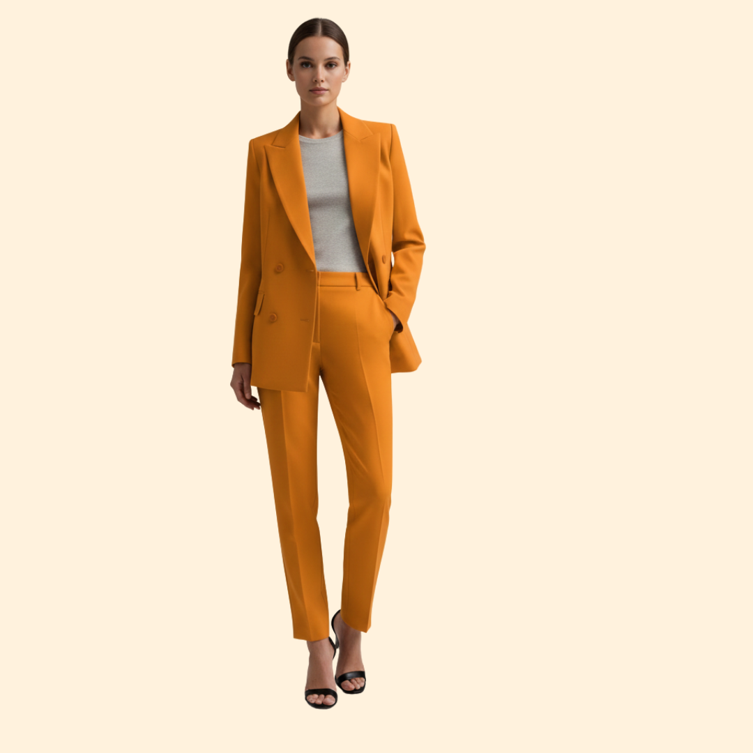 Women’s Two-Piece Suit with Tailored Trousers