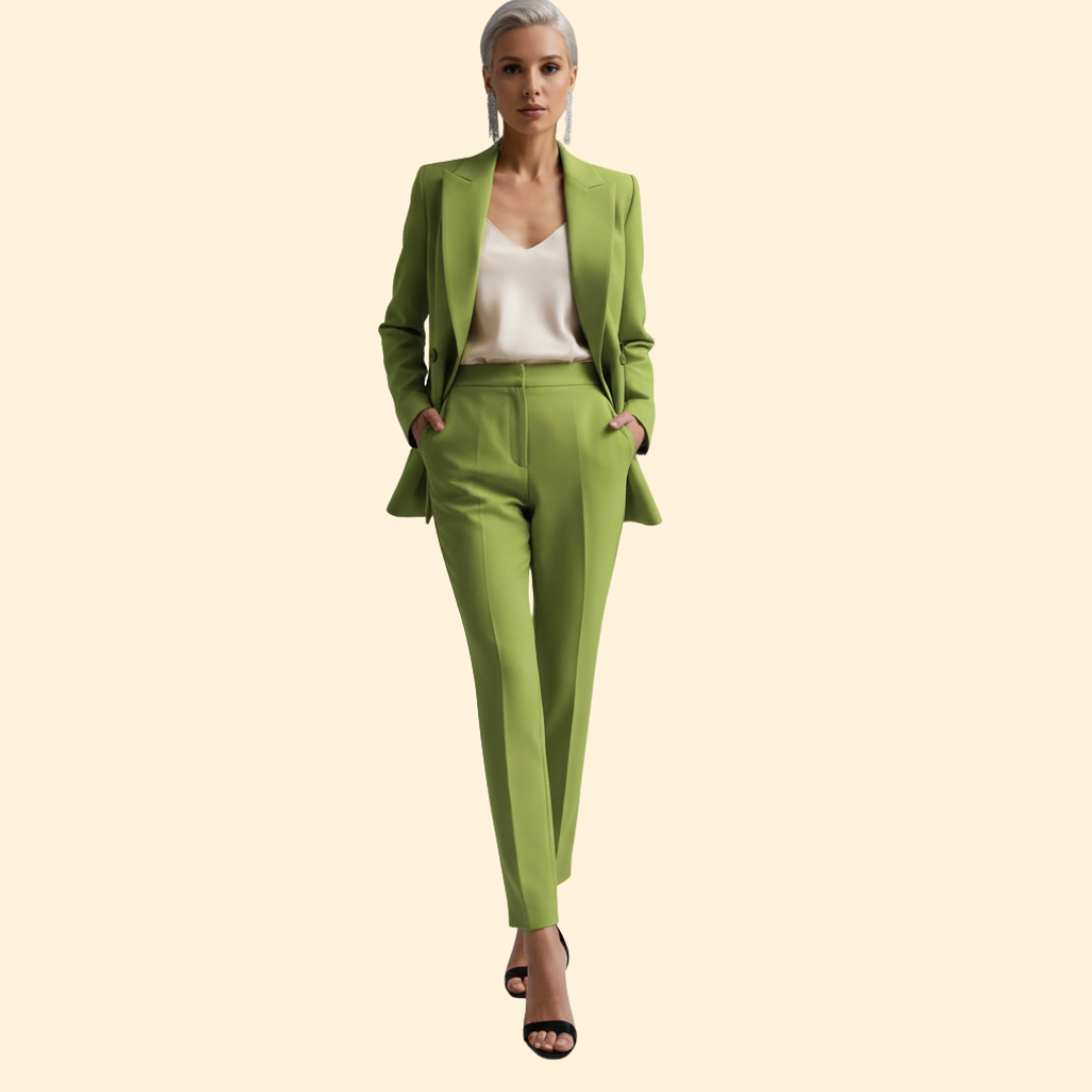Women’s Two-Piece Suit with Tailored Trousers