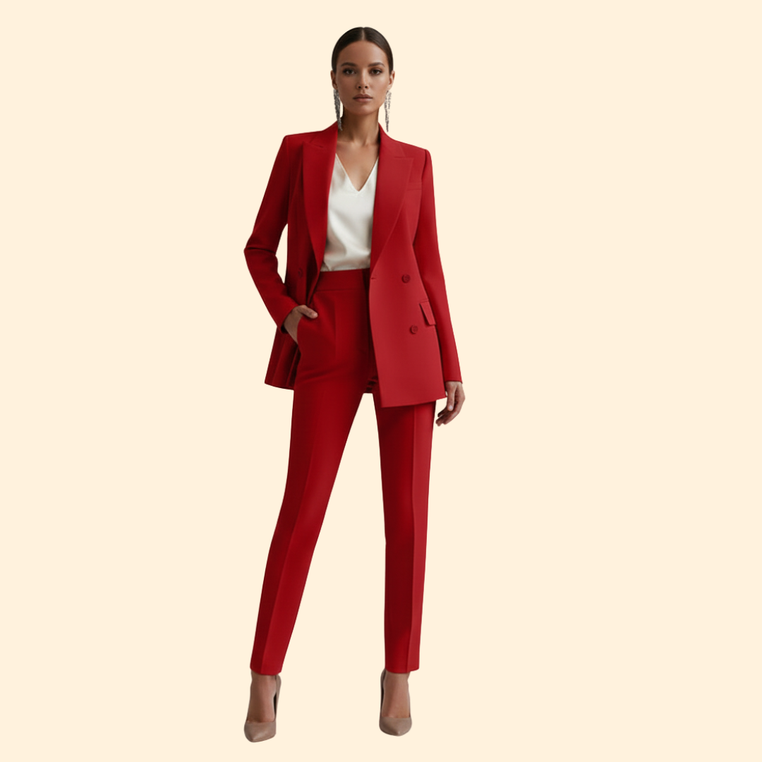 Women’s Two-Piece Suit with Tailored Trousers