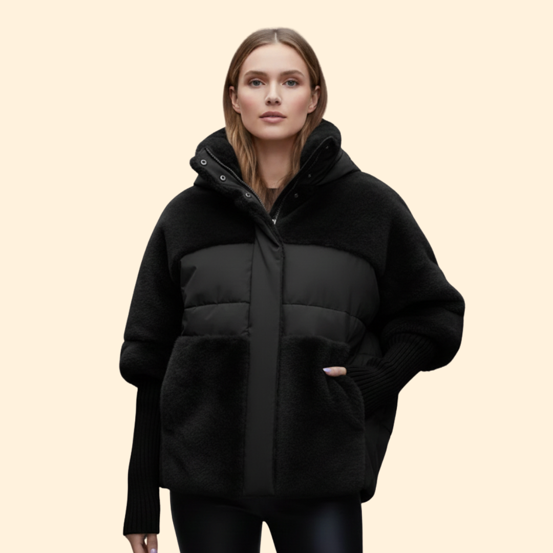 Women’s Winter Jacket with Faux Fur Hood